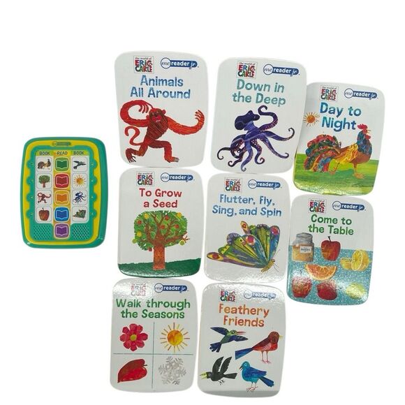Me Reader Junior World of Eric Carle 8-Book Library & Electronic Reader PI Kids - Picture 3 of 12